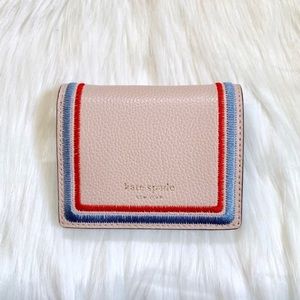 Kate Spade Small Bifold Eva Embroidered Wallet